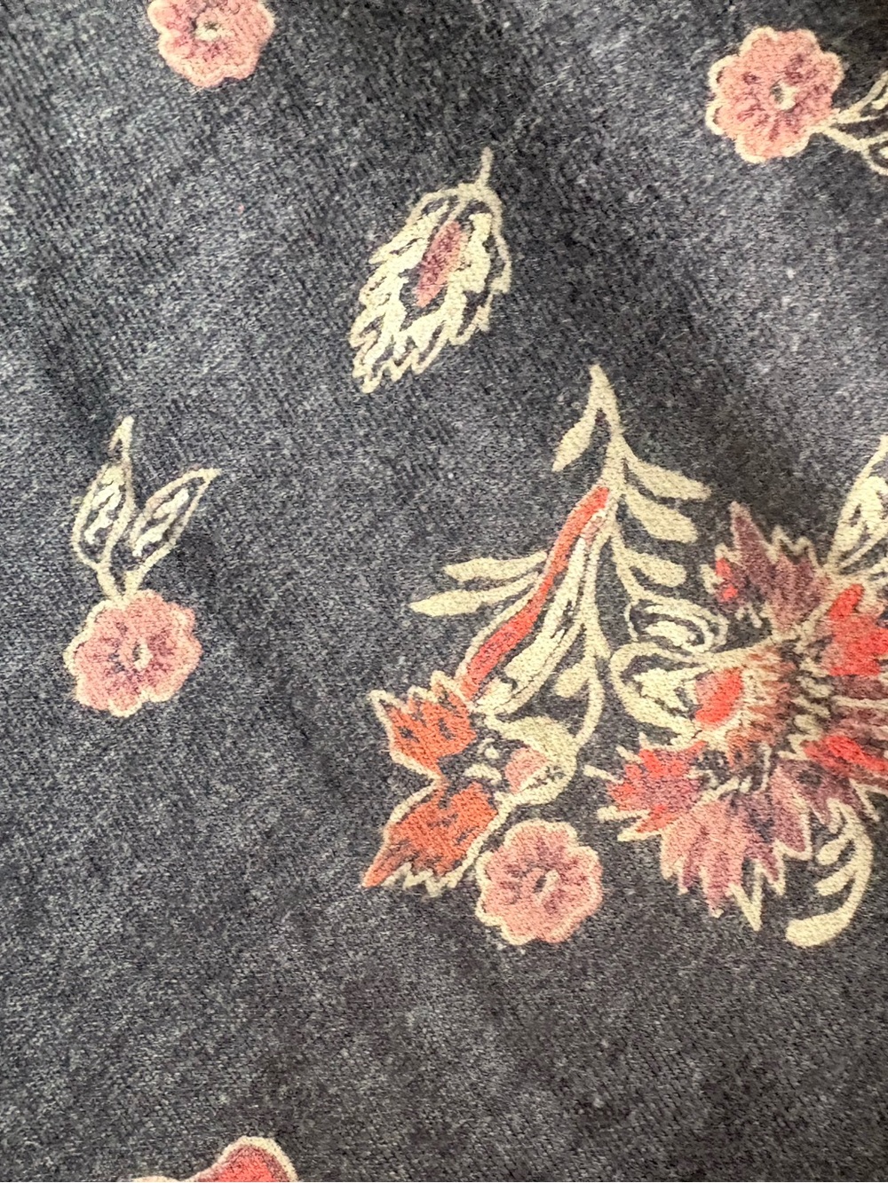 Girls Long Sleeve Floral Grey Dress with Pocket Zippers by Old Navy Size 5T - Picture 6 of 7
